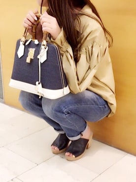 「サマンサタバサ」｜「アイテム（サンダル）」を使った、strrryoさん（レディース・160cm）の春コーディネート