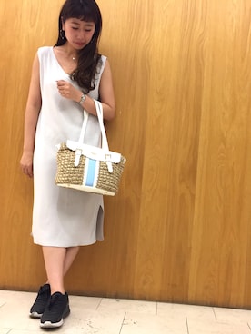 「サマンサタバサ」｜「アイテム（ワンピース/ドレス）」を使った、strrryoさん（レディース・160cm）の夏コーディネート