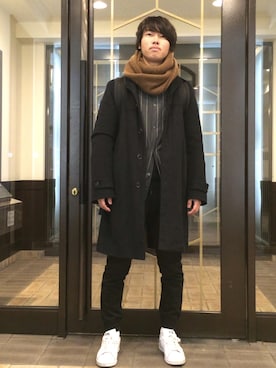 はやとくんさん（メンズ・170cm）の冬コーディネート