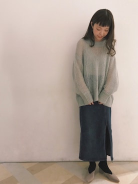 C.Yamamotoさん（レディース・162cm）の冬コーディネート