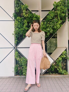 C.Yamamotoさん（レディース・163cm）の春コーディネート