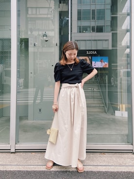 C.Yamamotoさん（レディース・163cm）の春コーディネート