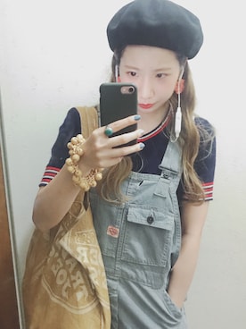 「アイテム（ピアス（両耳用））」を使った、👶🏻さん（レディース・153cm・20代）の夏コーディネート
