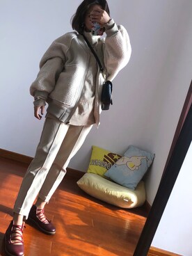 「Palette TOKYO（パレットトーキョー）のアイテム」を使った、虞韵倩さん（レディース・158cm）の秋コーディネート