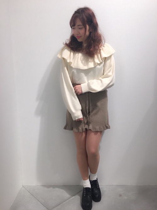 セール】フリルニットショートパンツ（その他パンツ）｜one after