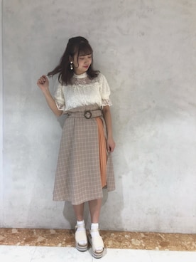 miho【骨格ストレート/イエベ春】さん(レディース・161cm)の春コーディネート