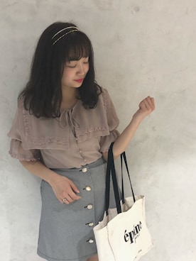 miho【骨格ストレート/イエベ春】さん(レディース・161cm)の春コーディネート