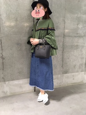 「CONVERSE（コンバース）のCONVERSE コンバース ジャック パーセル / JACK PURCEL（スニーカー）」を使った、kanaさん（レディース・160cm）の春コーディネート