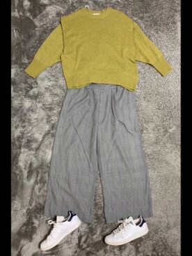 「GLOBAL WORK（グローバルワーク）のアイテム（ムートンコート）」を使った、nkgwtmkさん（レディース・158cm）の冬コーディネート