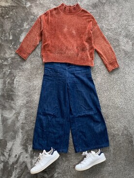 「GLOBAL WORK（グローバルワーク）のアイテム（ムートンコート）」を使った、nkgwtmkさん（レディース・158cm）の冬コーディネート