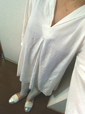 「BACK NUMBER（バックナンバー）のアイテム（シャツワンピース）」を使った、nkgwtmkさん（レディース・158cm）の春コーディネート
