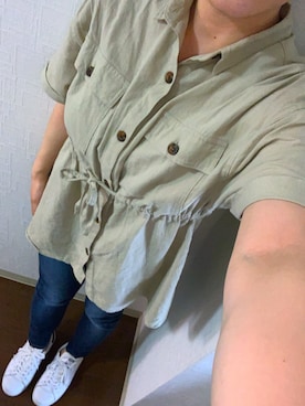 「BRAPPERS（ブラッパーズ）のアイテム」を使った、nkgwtmkさん（レディース・158cm）の夏コーディネート