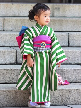浴衣を使った ３歳女の子 の人気ファッションコーディネート Wear