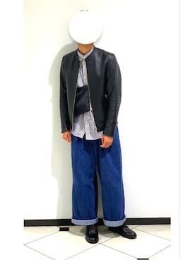 「CONVERSE（コンバース）のアイテム（ショルダーバッグ）」を使った、Tomoaki Hondaさん（メンズ・171cm）の秋コーディネート