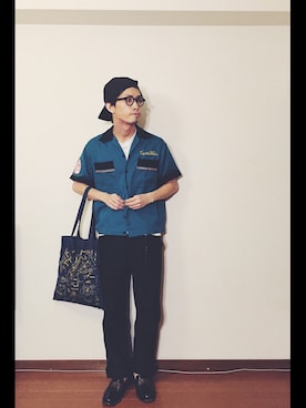 「TCSS（ティーシーエスエス）のアイテム」を使った、old_goldさん（メンズ・170cm）の夏コーディネート
