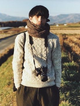 「COSMIC WONDER（コズミックワンダー）のアイテム」を使った、old_goldさん（メンズ・170cm）の秋コーディネート