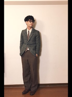 「DEXTER（デクスター）のアイテム」を使った、old_goldさん（メンズ・170cm）の秋コーディネート