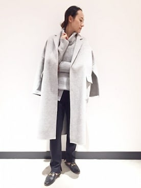 「CAMINANDO（カミナンド）のアイテム」を使った、TOMOKOさん（レディース・168cm）の冬コーディネート