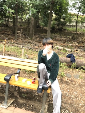 「Yeezy（イージー）のアイテム（その他トップス）」を使った、kZmさん（メンズ・165cm）の春コーディネート
