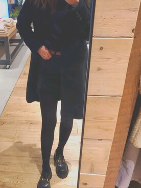 「Chuu」｜「アイテム（ジャケット/アウター）」を使った、meguさん（レディース・170cm）の冬コーディネート