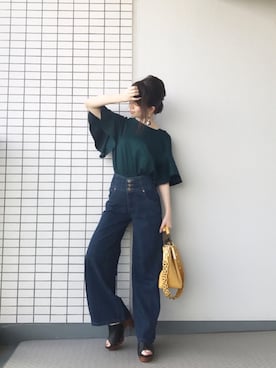 「BRAITONE（ブライトン）のアイテム」を使った、♥hapiko♥さん（レディース・153cm）の秋コーディネート