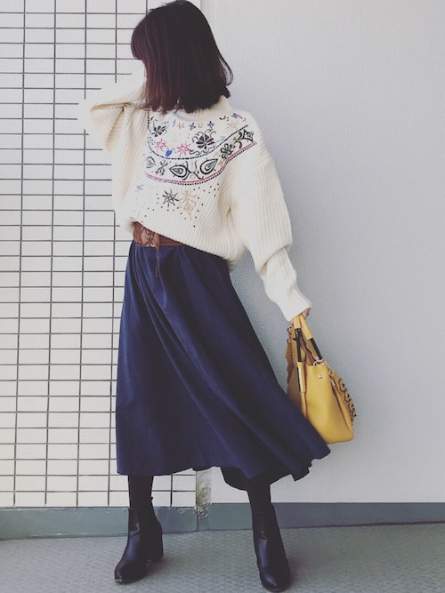 select MOCAの刺繍ニット」WEAR Officialのお気に入りフォルダ - WEAR