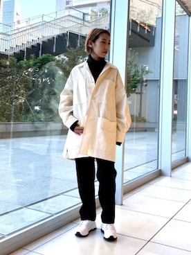 「ASTRAET（アストラット）のアイテム（ジャケット/アウター）」を使った、saori fujiiさん（レディース・160cm）の秋コーディネート