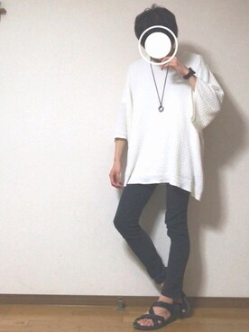「サマーニット」｜ほーりさん（メンズ・172cm・10代）の夏コーディネート