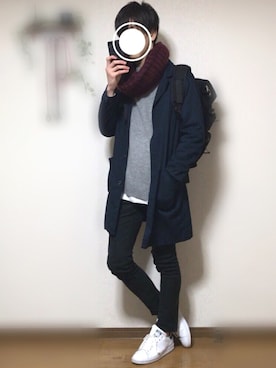 「Burner（バーナー）のアイテム（ジャケット/アウター）」を使った、ほーりさん（メンズ・173cm）の冬コーディネート