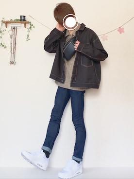 「JUNRED（ジュンレッド）のアイテム（その他シューズ）」を使った、ほーりさん（メンズ・175cm）の春コーディネート