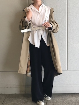 「アイラブCONVERSE」｜Rukaさん（レディース・162cm）の春コーディネート