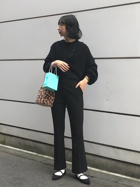 「miluu（ミルー）のアイテム」を使った、Rukaさん（レディース・162cm）の秋コーディネート