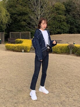 「miluu（ミルー）のアイテム」を使った、Rukaさん（レディース・162cm）の春コーディネート