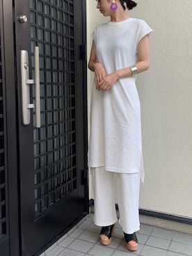 Rukaさん（レディース・163cm）の夏コーディネート