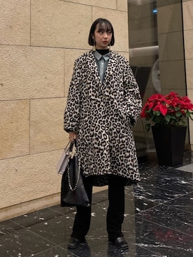 「Luftrobe（ルフトローブ）のアイテム」を使った、Rukaさん（レディース・162cm）の冬コーディネート