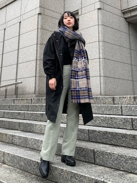 Rukaさん（レディース・162cm）の冬コーディネート