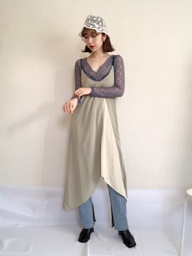 「ANDERSSON BELL（アンダースンベル）のアイテム」を使った、Rukaさん（レディース・162cm）の春コーディネート