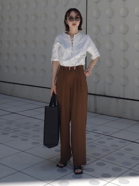 Rukaさん（レディース・162cm）の夏コーディネート