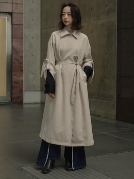 「akuR（アクル）のアイテム」を使った、Rukaさん（レディース・162cm）の春コーディネート