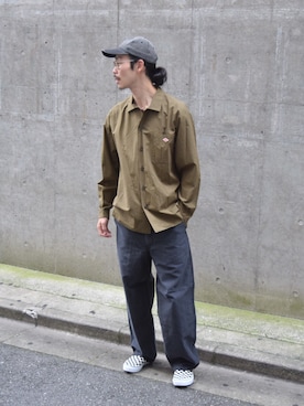 「#秋コーデ」｜「アイテム（帽子）」を使った、KUSAKABEさん（メンズ・175cm）の秋コーディネート