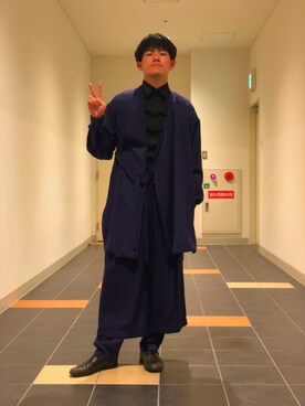 「HARE（ハレ）のアイテム（スリッポン）」を使った、なりっちさん（メンズ・173cm）の春コーディネート