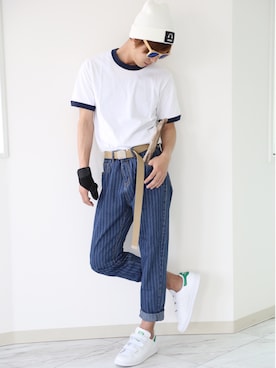 「classicalelf（クラシカルエルフ）のアイテム（帽子）」を使った、たけるん(クラシカルエルフ)さん（メンズ・167cm）の夏コーディネート