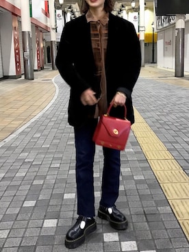 「厚底」｜「アイテム（その他シューズ）」を使った、haruさん（レディース・160cm）の春コーディネート