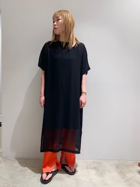 「RECOMMEND  ITEM STYLING」｜「アイテム（ワンピース/ドレス）」を使った、yunaさん（レディース・157cm）の夏コーディネート