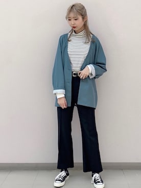 「STYLENANDA（スタイルナンダ）のアイテム（アクセサリー）」を使った、どびちゃんさん（レディース・168cm）の春コーディネート