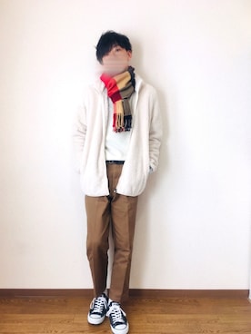 「アイラブCONVERSE」｜「アイテム（その他アウター）」を使った、Sho@kaさん（メンズ・177cm）の冬コーディネート