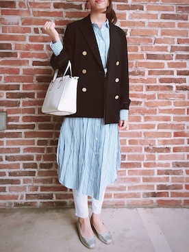 「INASTUDIOS（イーナストゥディオス）のアイテム（アクセサリー）」を使った、kik93さん（レディース・164cm）の春コーディネート