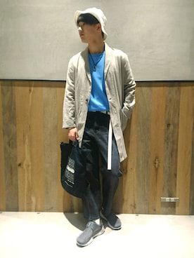 「RAGEBLUE（レイジブルー）のアイテム（アクセサリー）」を使った、うえぴさん（メンズ・178cm）の春コーディネート