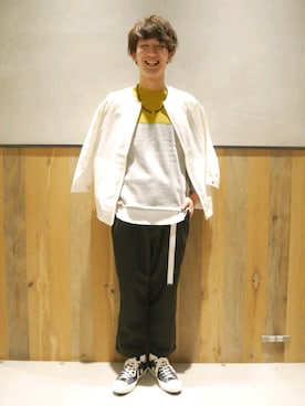 「RAGEBLUE（レイジブルー）のアイテム（アクセサリー）」を使った、うえぴさん（メンズ・178cm）の春コーディネート