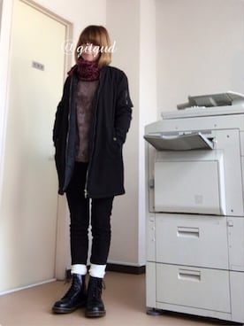 「ボブ女子」｜31さん（レディース・164cm）の冬コーディネート